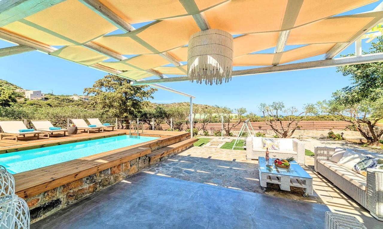 Cretan Lodge Heated Pool Agios Nikolaos Exteriör bild