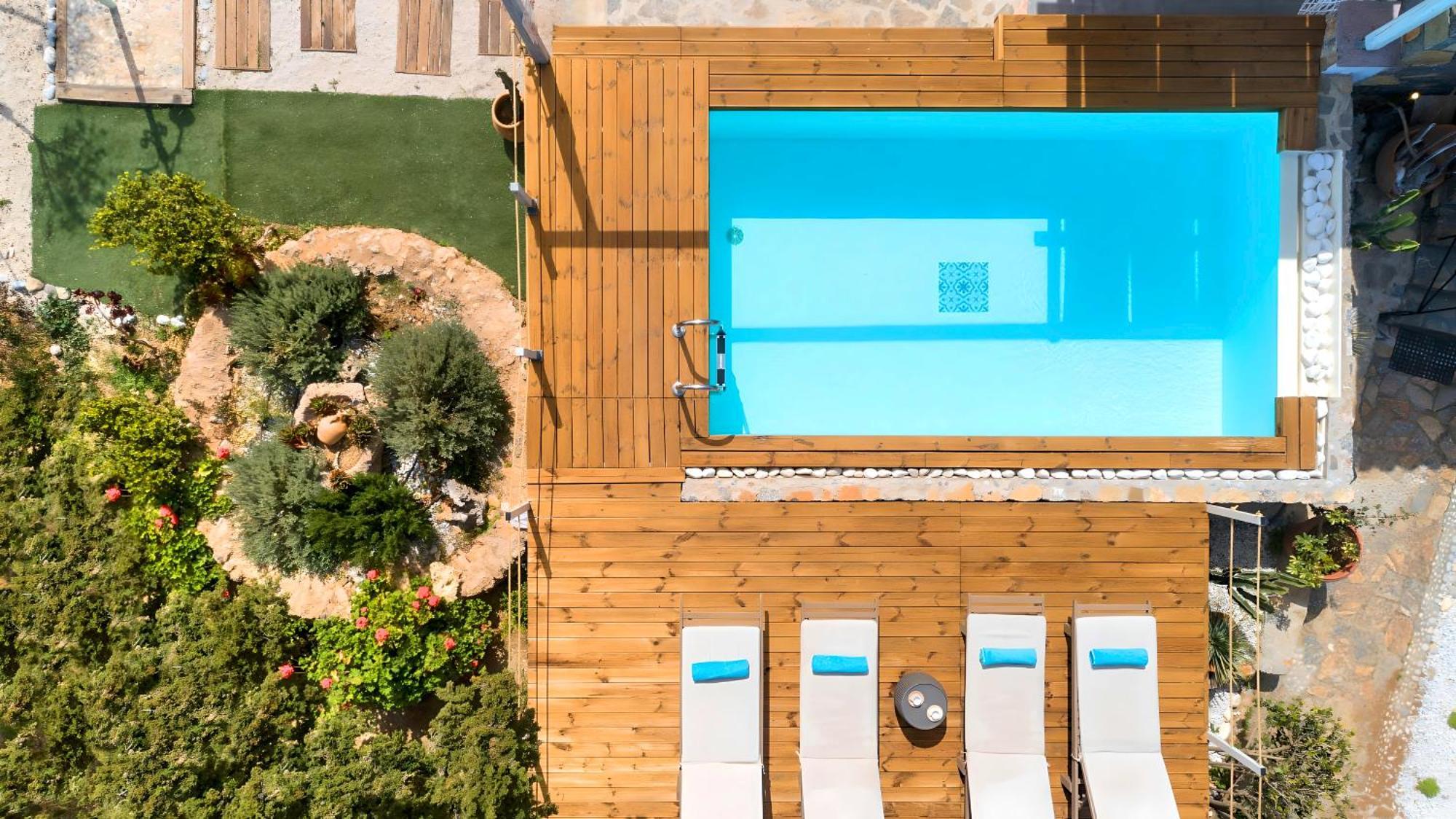 Cretan Lodge Heated Pool Agios Nikolaos Exteriör bild